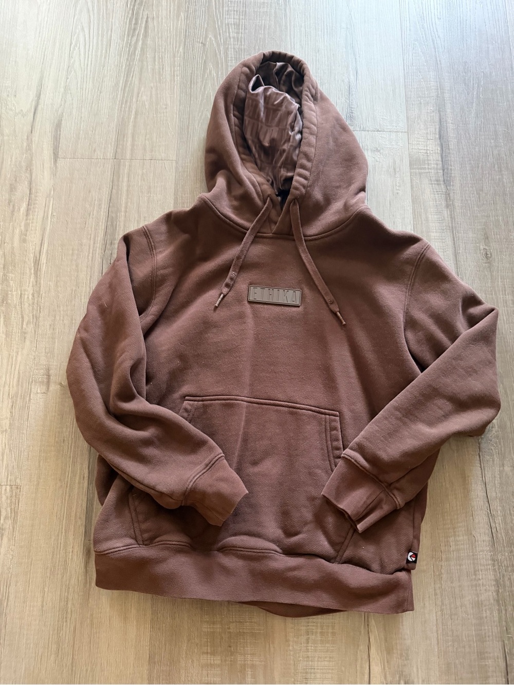 Brown Ethika Hoodie kids size M with Kangaroo Pocket